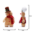 Boneco de Pelúcia Biscoito Natalino Decoração de Natal - Loja Sem Barreiras