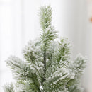 Árvore de Natal de Mesa Artificial com Neve e Luz