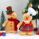 Boneco de Pelúcia Biscoito Natalino Decoração de Natal - Loja Sem Barreiras