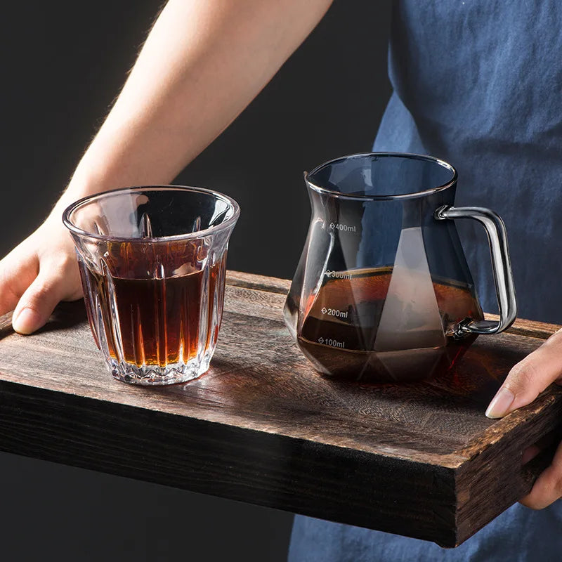 Bule de Café Vidro Borossilicato Coador de Café Hario V60 - Loja Sem Barreiras