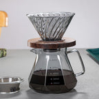 Bule de Café Vidro Borossilicato Coador de Café Hario V60 - Loja Sem Barreiras