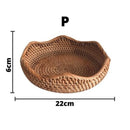 Cesta de Vime em Rattan Feita a Mão - Loja Sem Barreiras
