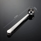 Colher para Café com Presilha Inox Prendedor de Embalagem - Loja Sem Barreiras