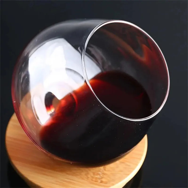 Copo de Whisky Cristal Barriga Rotativo - Loja Sem Barreiras