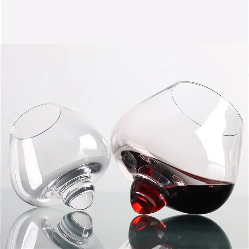 Copo de Whisky Cristal Barriga Rotativo - Loja Sem Barreiras
