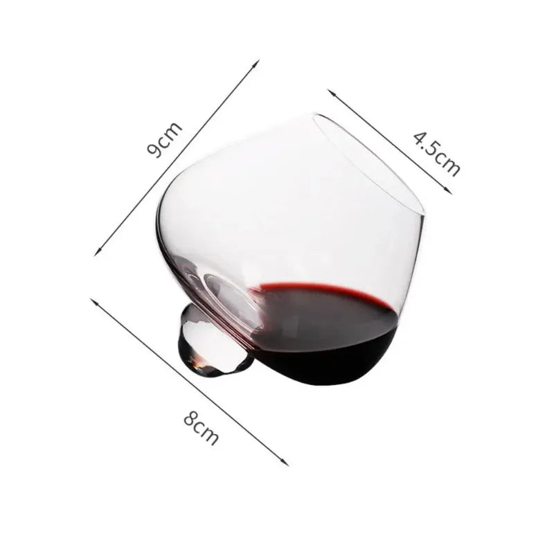 Copo de Whisky Cristal Barriga Rotativo - Loja Sem Barreiras
