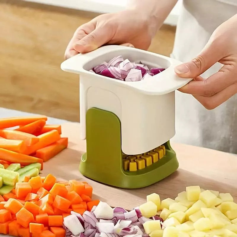 Cortador de Alimentos em Cubos - Loja Sem Barreiras