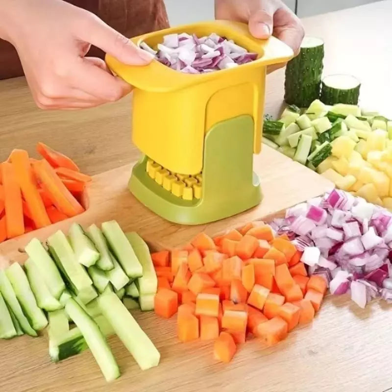 Cortador de Alimentos em Cubos - Loja Sem Barreiras