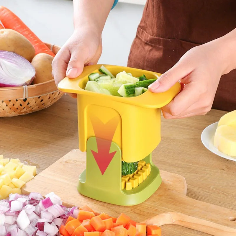 Cortador de Alimentos em Cubos - Loja Sem Barreiras