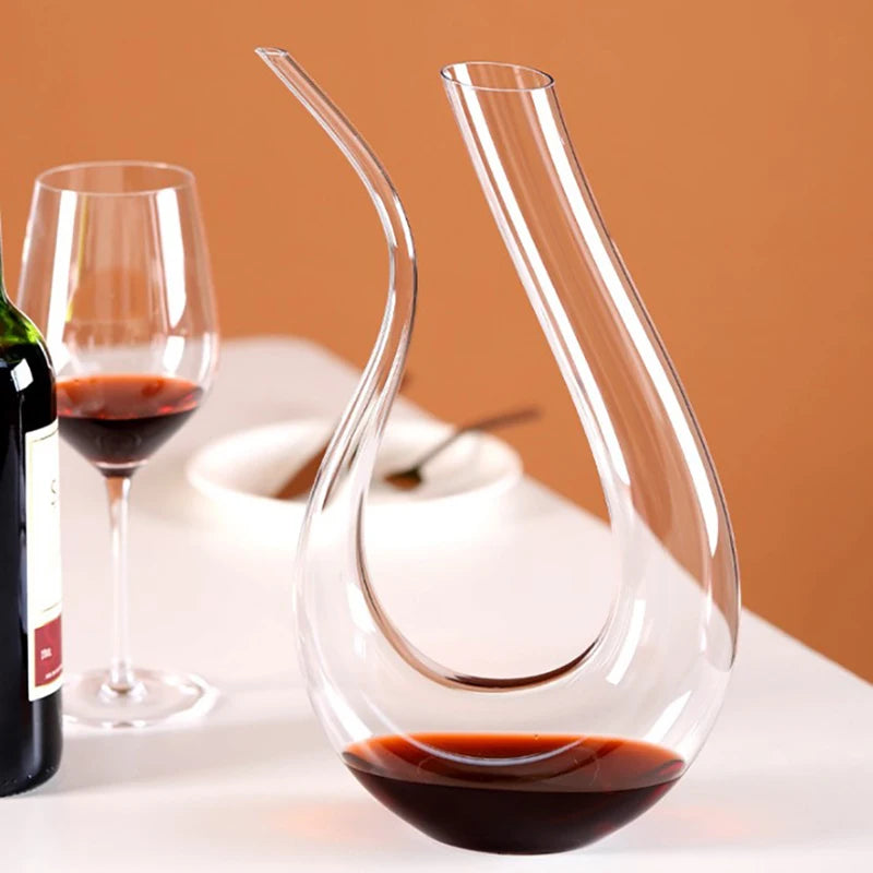 Decanter de Vinho Recipiente de Vidro Cisne Decantador - Loja Sem Barreiras