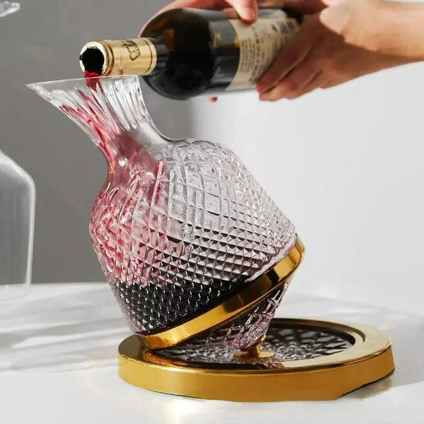Decanter de Vinho Recipiente de Vidro Cristal Decantador - Loja Sem Barreiras