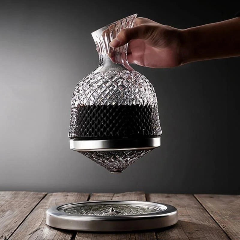 Decanter de Vinho Recipiente de Vidro Cristal Decantador - Loja Sem Barreiras