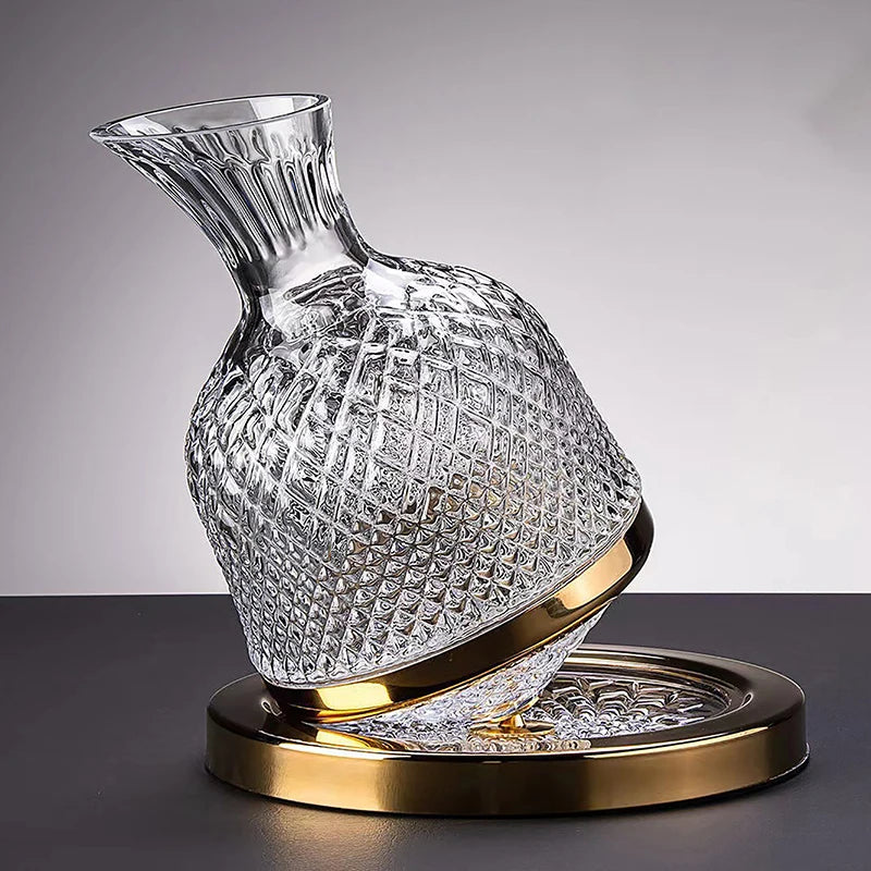 Decanter de Vinho Recipiente de Vidro Cristal Decantador - Loja Sem Barreiras