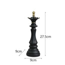 Decoração de Mesa Resina Estátua Peças de Xadrez - Loja Sem Barreiras