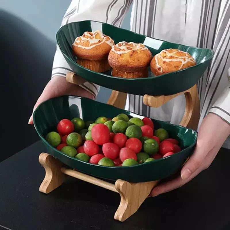 Fruteira de Mesa Cesta de Fruta Bambu - Loja Sem Barreiras