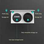 Suporte para Secador de Cabelo Suporte de Parede