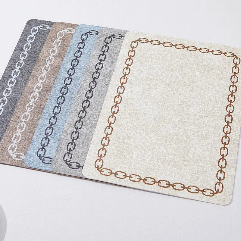 Jogo Americano Kit Descanso de Prato Quadrado Decorativo - Loja Sem Barreiras