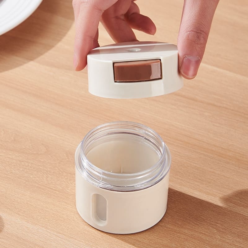 Kit 6 Porta Temperos e Condimentos de Parede Magnético com Dosador - Loja Sem Barreiras