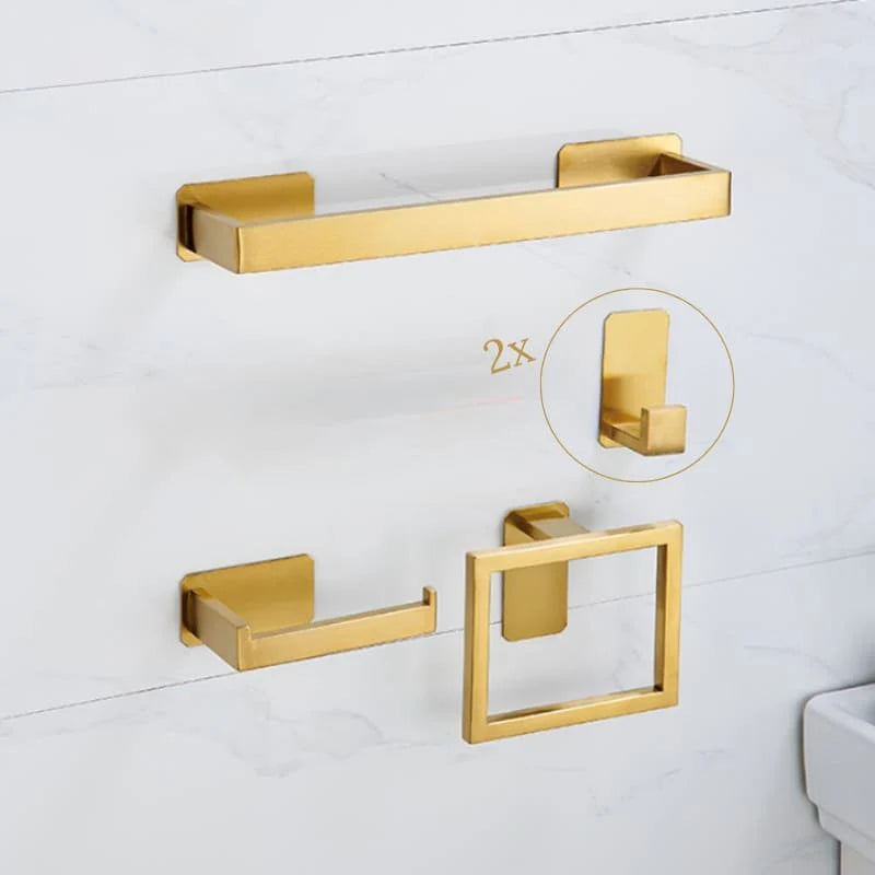 Kit Acessórios para Banheiro de Aço Inox 5 Peças - Loja Sem Barreiras