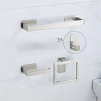 Kit Acessórios para Banheiro de Aço Inox 5 Peças - Loja Sem Barreiras