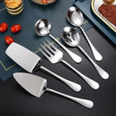 Kit Utensílios de Cozinha 6 Peças em Aço Inox Dourado e Prata - Loja Sem Barreiras