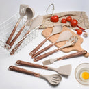 Kit Utensílios de Cozinha Silicone 10 Peças Com Organizador Rosé - Loja Sem Barreiras