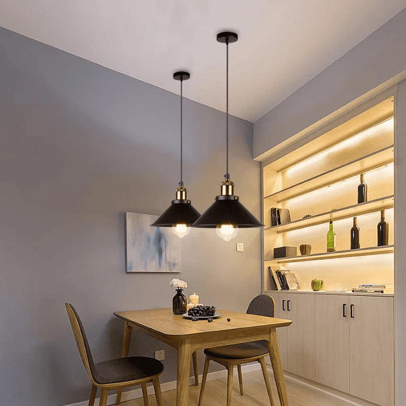 Luminária Pendente Vintage para Cozinha Moderna e Sala de Jantar - Loja Sem Barreiras