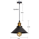 Luminária Pendente Vintage para Cozinha Moderna e Sala de Jantar - Loja Sem Barreiras