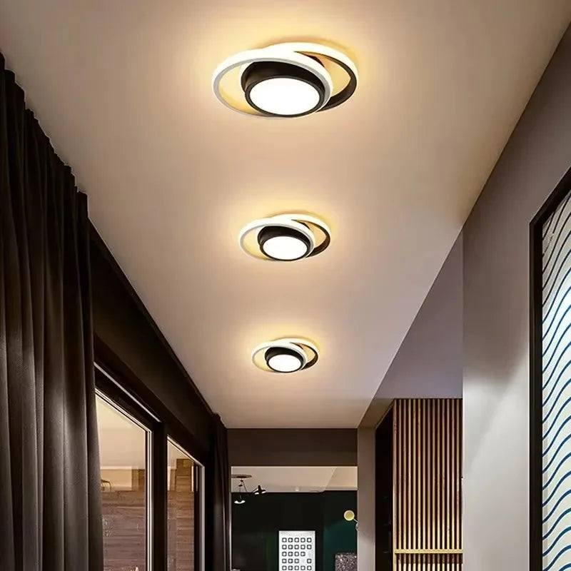 Luminária de Teto LED com Design Circular Para Quarto e Sala - Loja Sem Barreiras