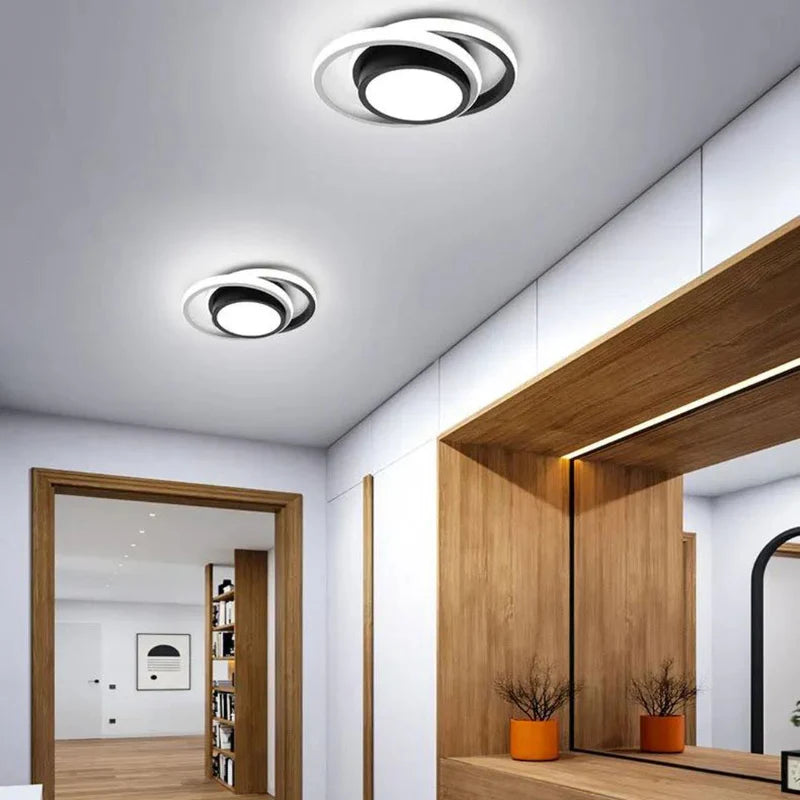Luminária de Teto LED com Design Circular Para Quarto e Sala - Loja Sem Barreiras