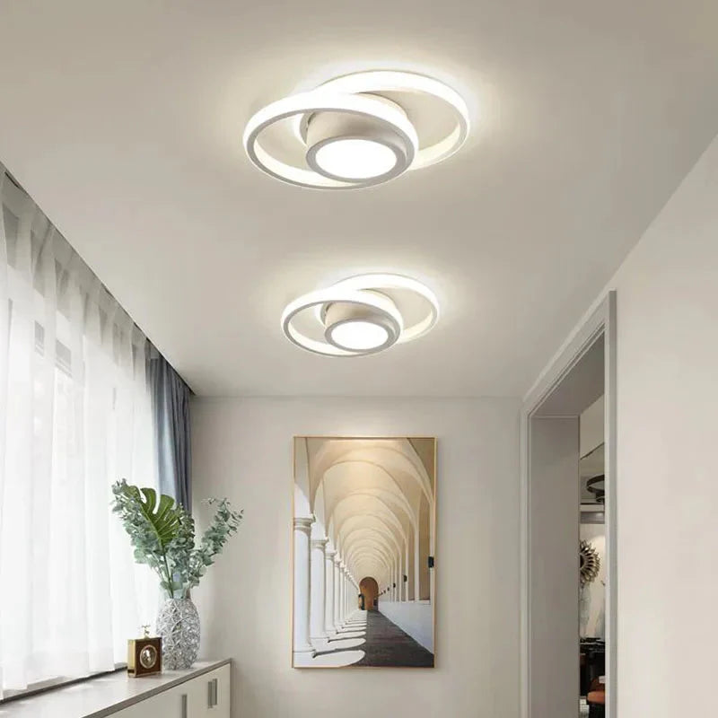 Luminária de Teto LED com Design Circular Para Quarto e Sala - Loja Sem Barreiras