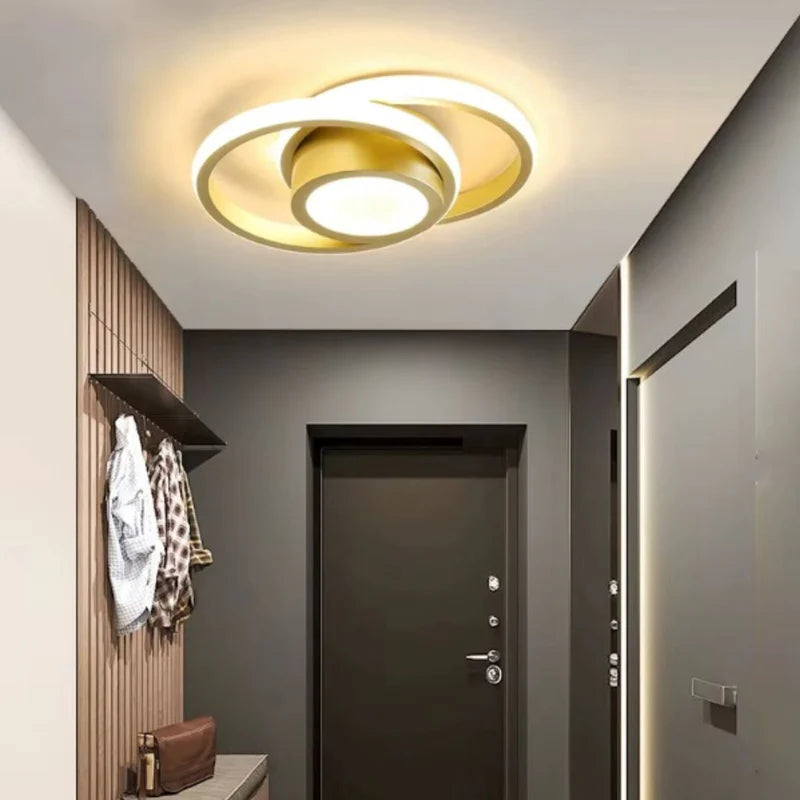 Luminária de Teto LED com Design Circular Para Quarto e Sala - Loja Sem Barreiras