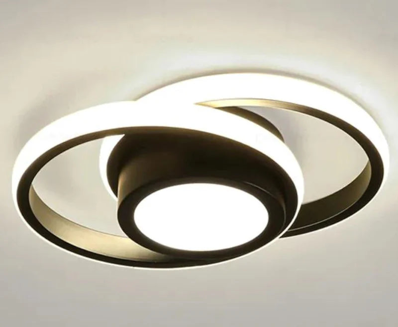 Luminária de Teto LED com Design Circular Para Quarto e Sala - Loja Sem Barreiras