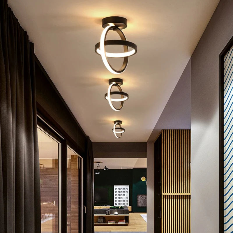 Luminária de Teto LED com Design Europeu Para Quarto e Sala - Loja Sem Barreiras