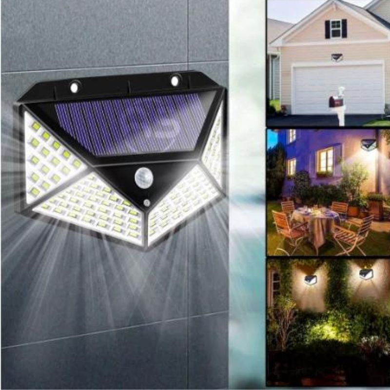 Luminária Solar de Parede com Sensor de Movimento - Loja Sem Barreiras