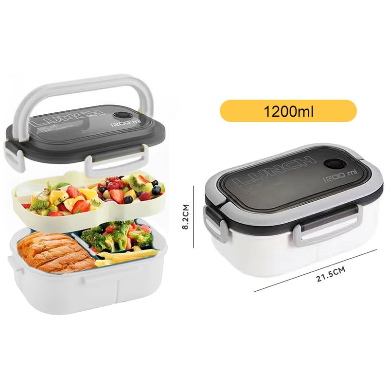 Marmita Térmica com Vedação Hermética 1200ml - Loja Sem Barreiras