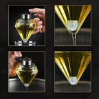 Meleira de Vidro Porta Mel Dispenser com Base - Loja Sem Barreiras