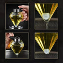 Meleira de Vidro Porta Mel Dispenser com Base - Loja Sem Barreiras