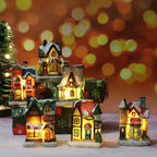 Mini Casas Decorativas de Natal com Iluminação - Loja Sem Barreiras
