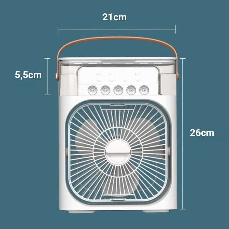 Mini Ventilador e Umidificador Portátil - Loja Sem Barreiras