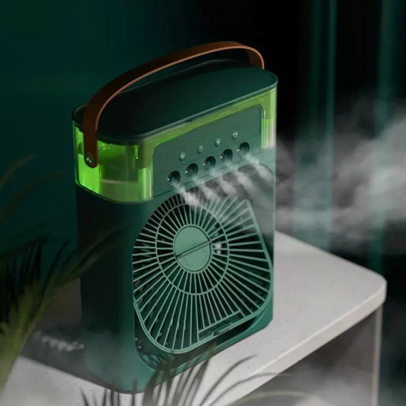 Mini Ventilador e Umidificador Portátil - Loja Sem Barreiras