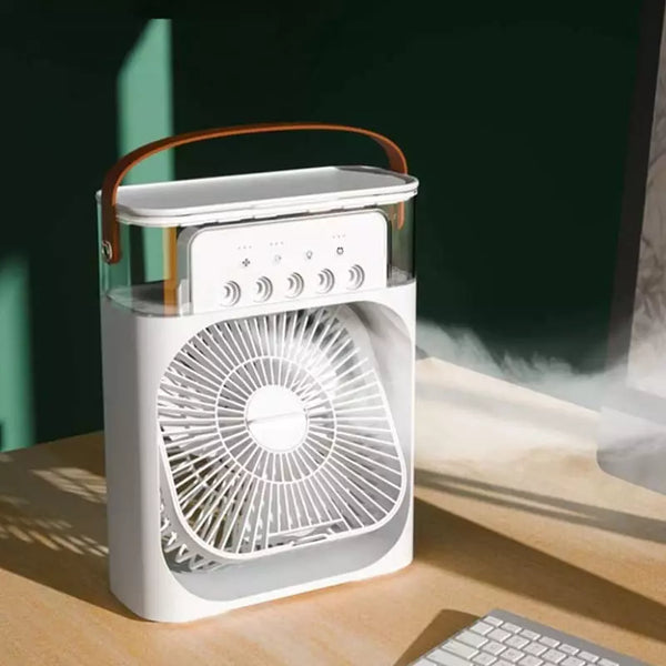 Mini Ventilador e Umidificador Portátil - Loja Sem Barreiras