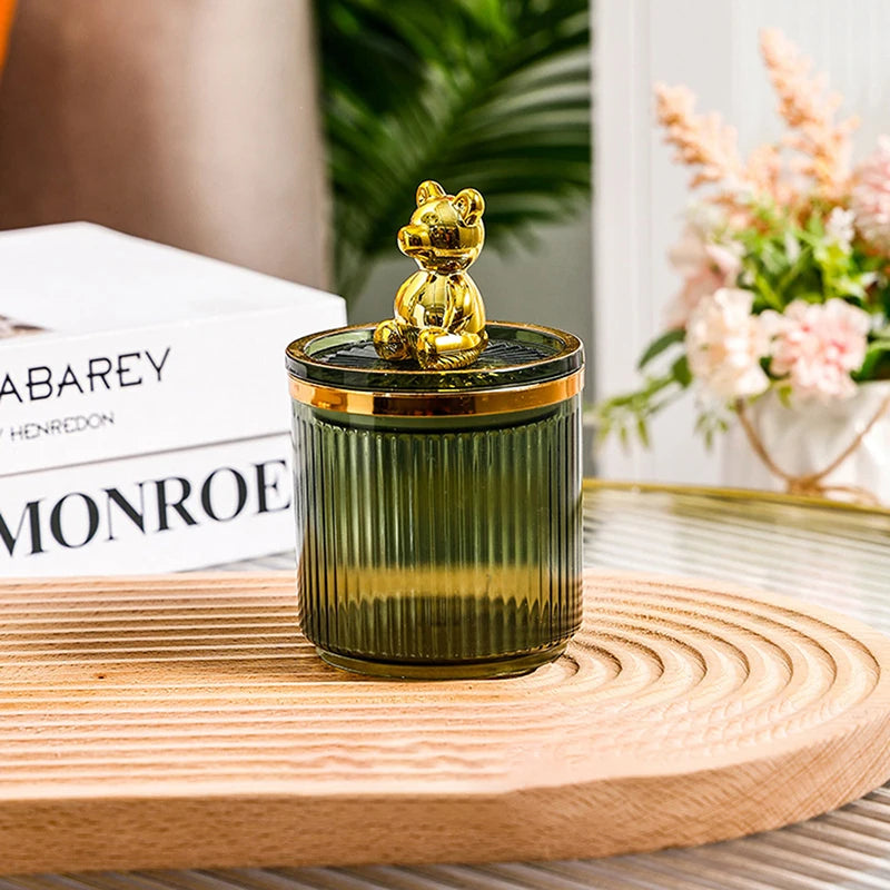 Organizador Porta Cotonete e Algodão Acrílico - Loja Sem Barreiras