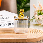 Organizador Porta Cotonete e Algodão Acrílico - Loja Sem Barreiras