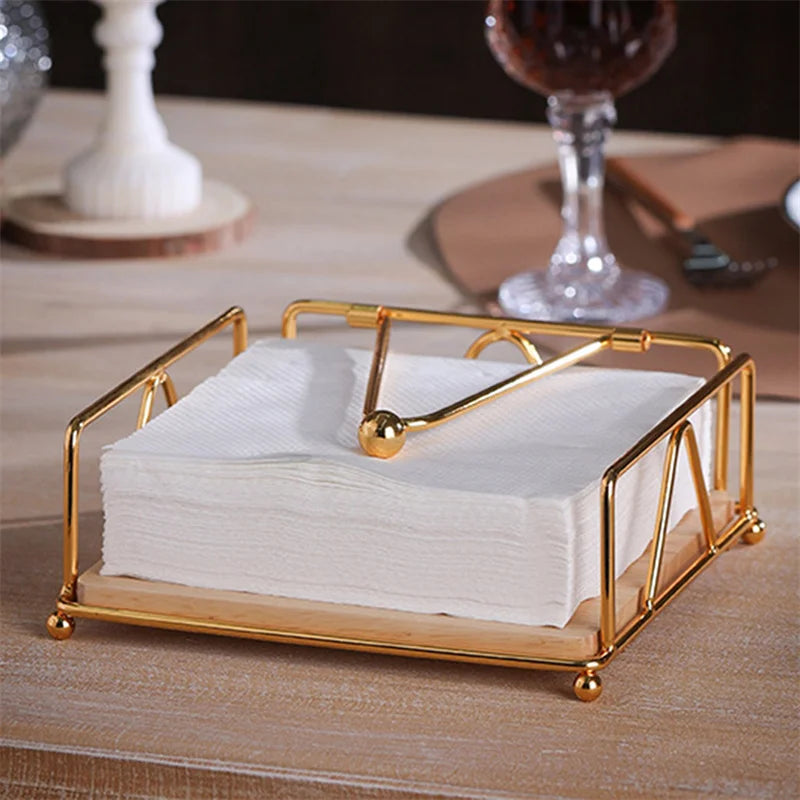 Porta Guardanapo de Mesa Inox - Loja Sem Barreiras