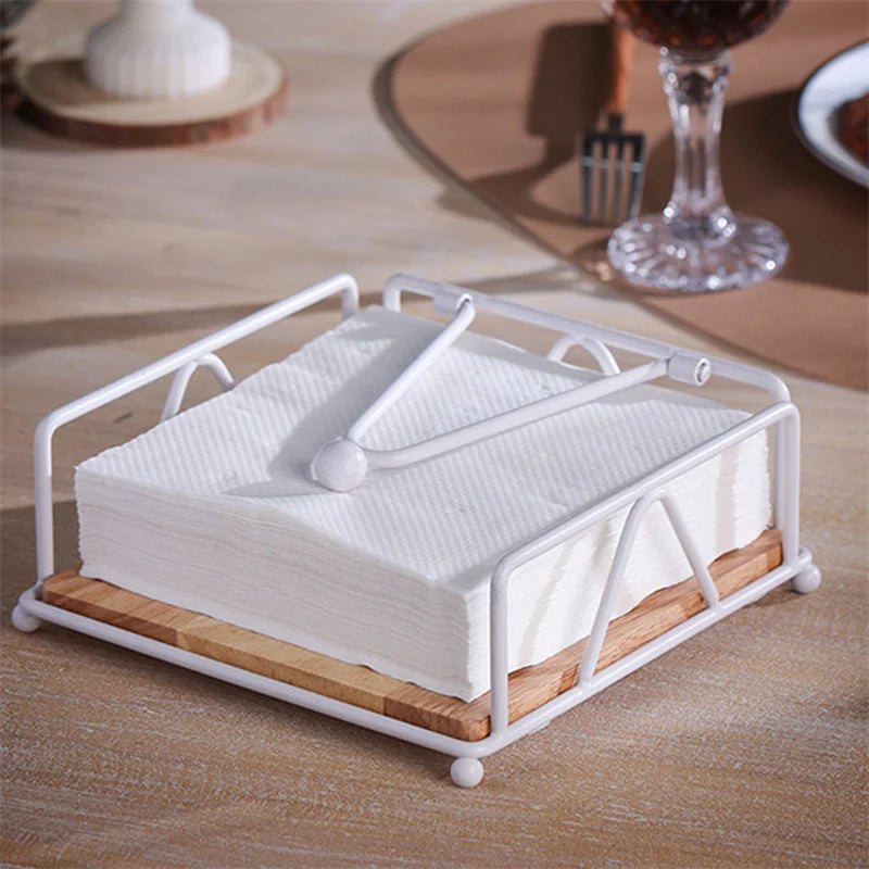 Porta Guardanapo de Mesa Inox - Loja Sem Barreiras