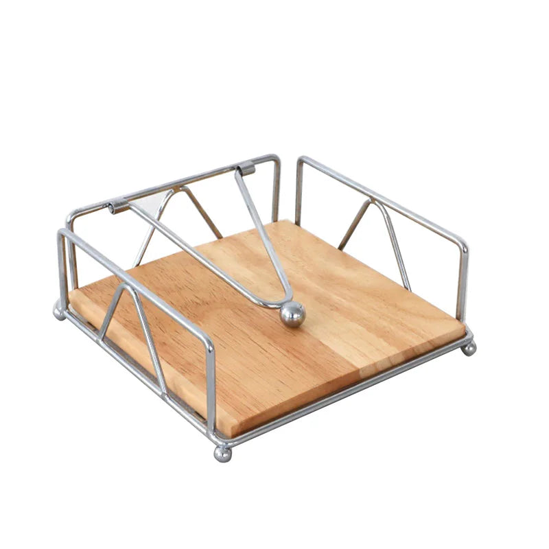 Porta Guardanapo de Mesa Inox - Loja Sem Barreiras