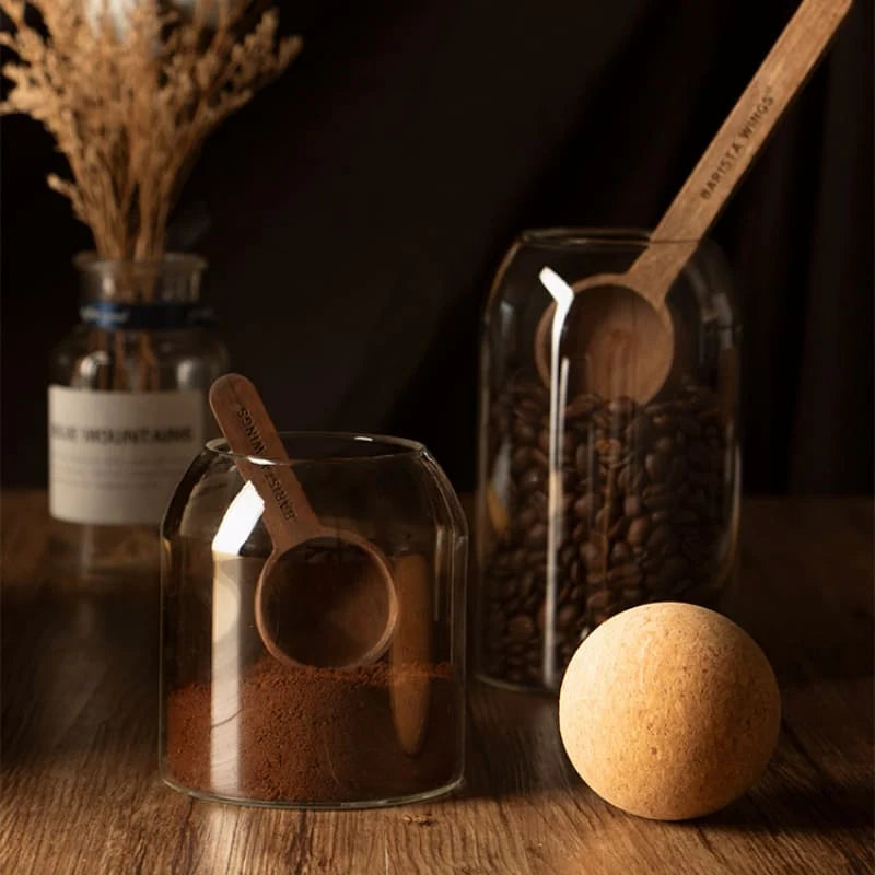 Potes de Vidro Borossilicato com Tampa Cortiça - Loja Sem Barreiras