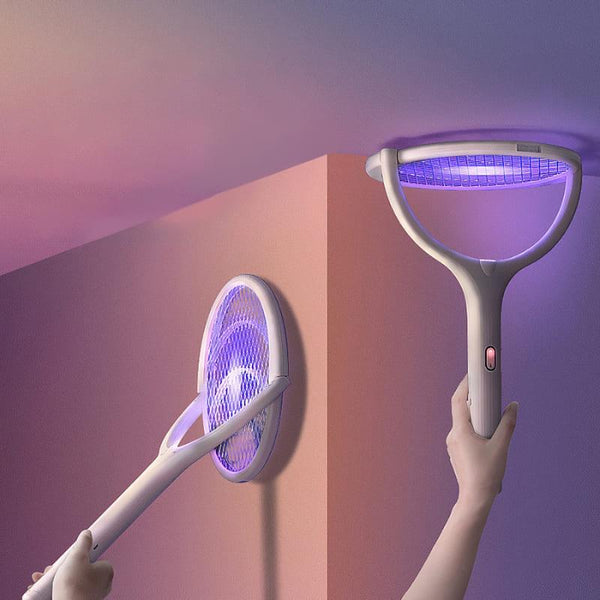 Raquete Mata Mosquito Elétrica com luz UV - Loja Sem Barreiras