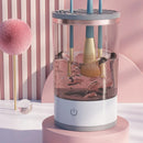 Limpador de Pincel de Maquiagem Elétrico 3 em 1